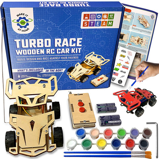 Turbo Race Wooden RC Car Kit - Amazon.com
